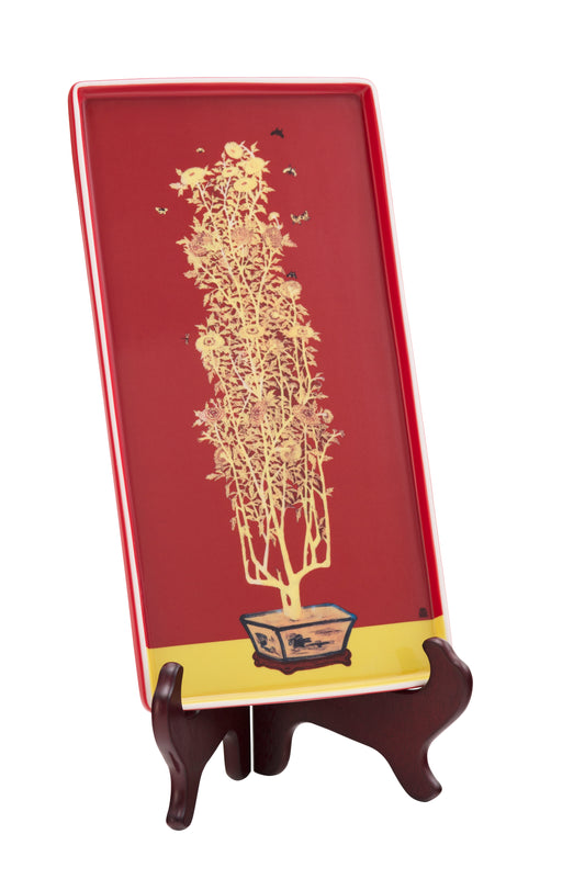 Blooming Splendor (Vase/Large Plate)