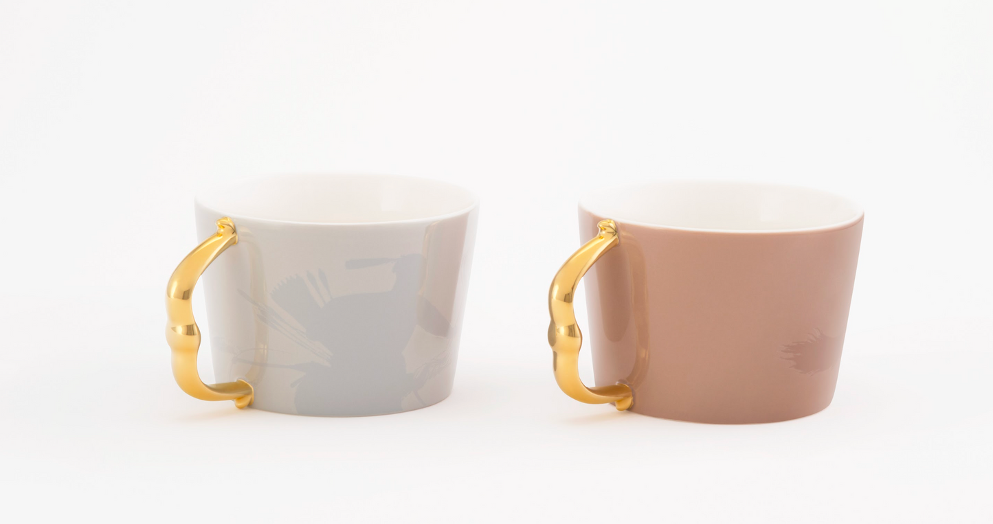 A Hero Deemed Mug Pair - Lang Shih-ning(Giuseppe Castiglione)