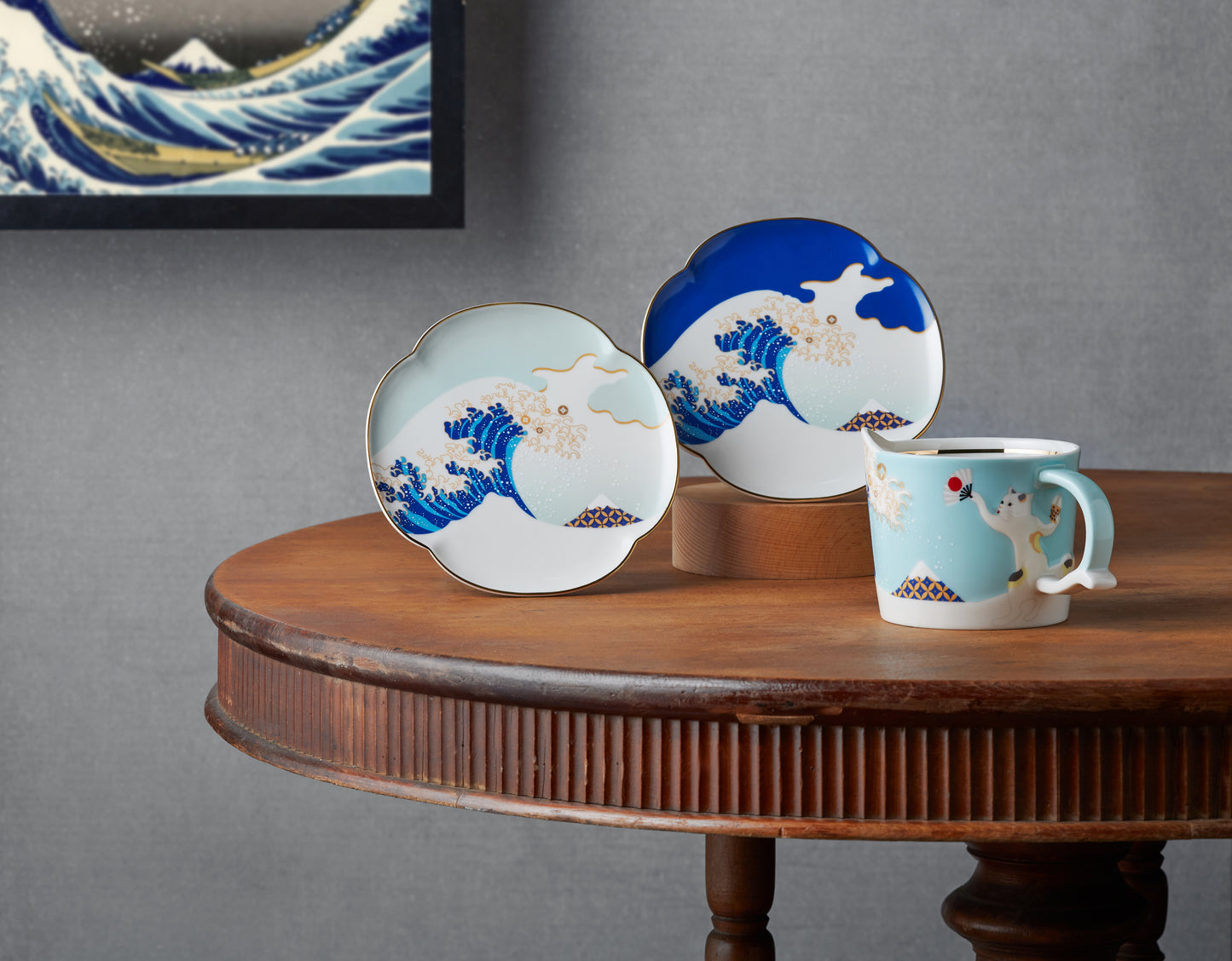 Waving to the Waves (Mugs & Plates)