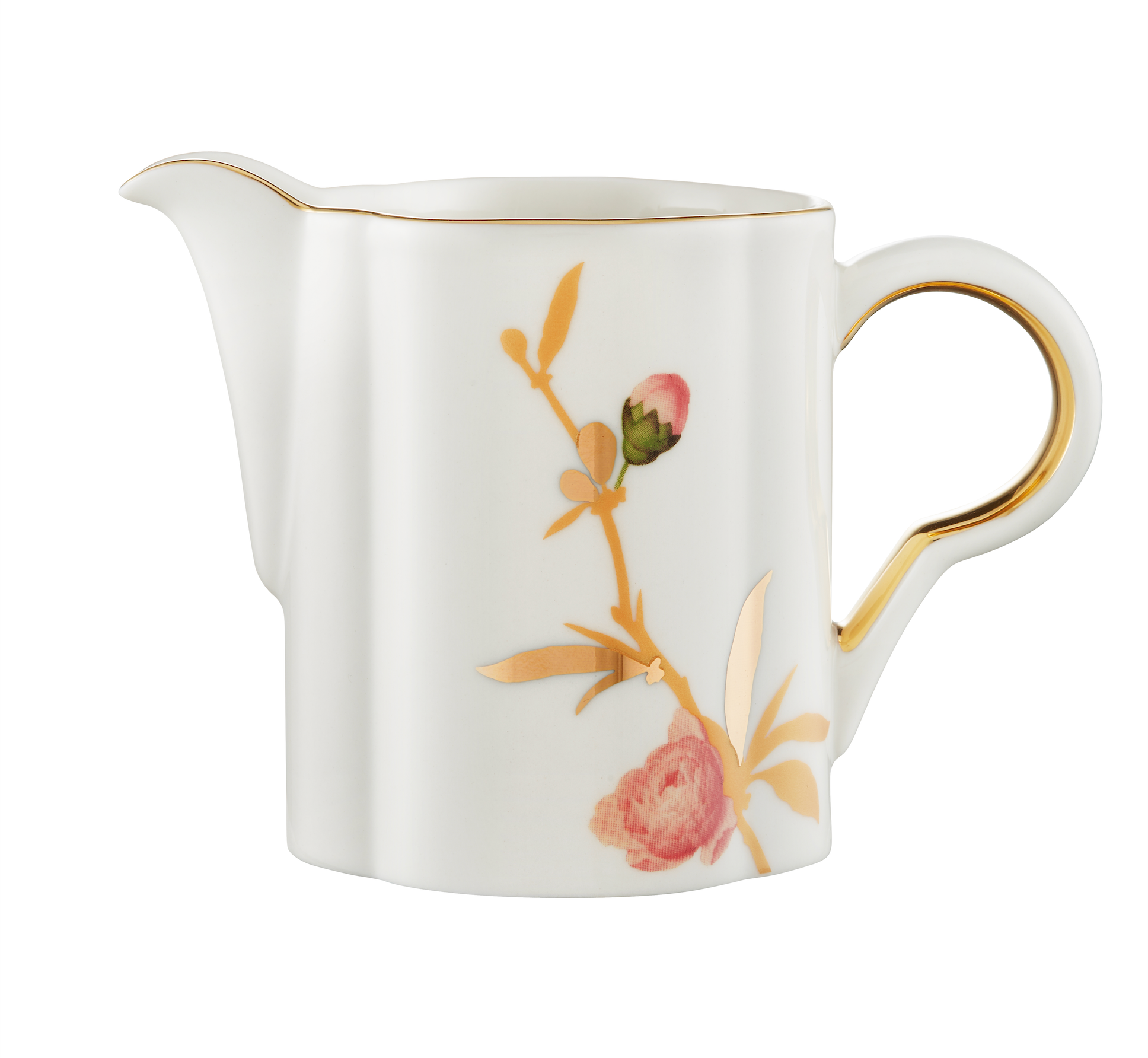 Peach Blossom Enchantment Teapot, Sugar Bowl, and Creamer Jar | Ceramicraze