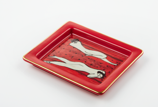 The Essence of Fragrance Plate | Ceramic Craft Inspired by 常玉Chang Yu（Sanyu)'s Artistry