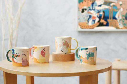 Good Luck Cats Mug - Inspired by Utagawa Kuniyoshi | Ceramicraze
